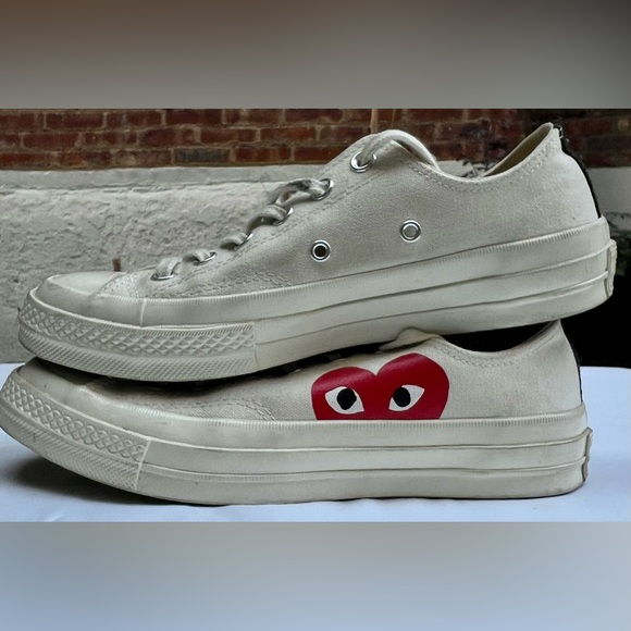 CONVERSE x PLAY COMME des GARCON Chuck Taylor Low Tops - Picture 4 of 7